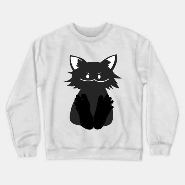 Cat With Feet Crewneck Sweatshirt by SweetOblige